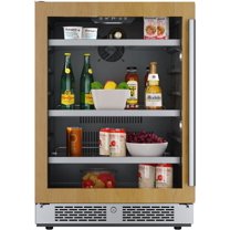 Avallon Abr242lh 24" Wide 140 Can Energy Efficient Beverage Center - Panel Ready Glass