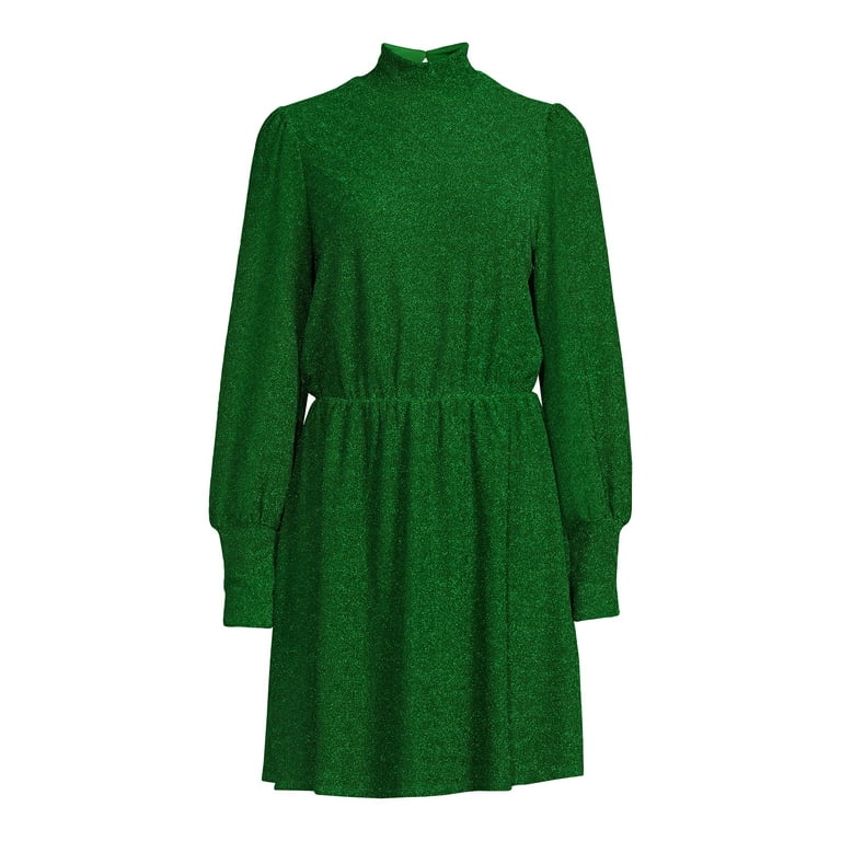 Whistles jungle cat dress green top