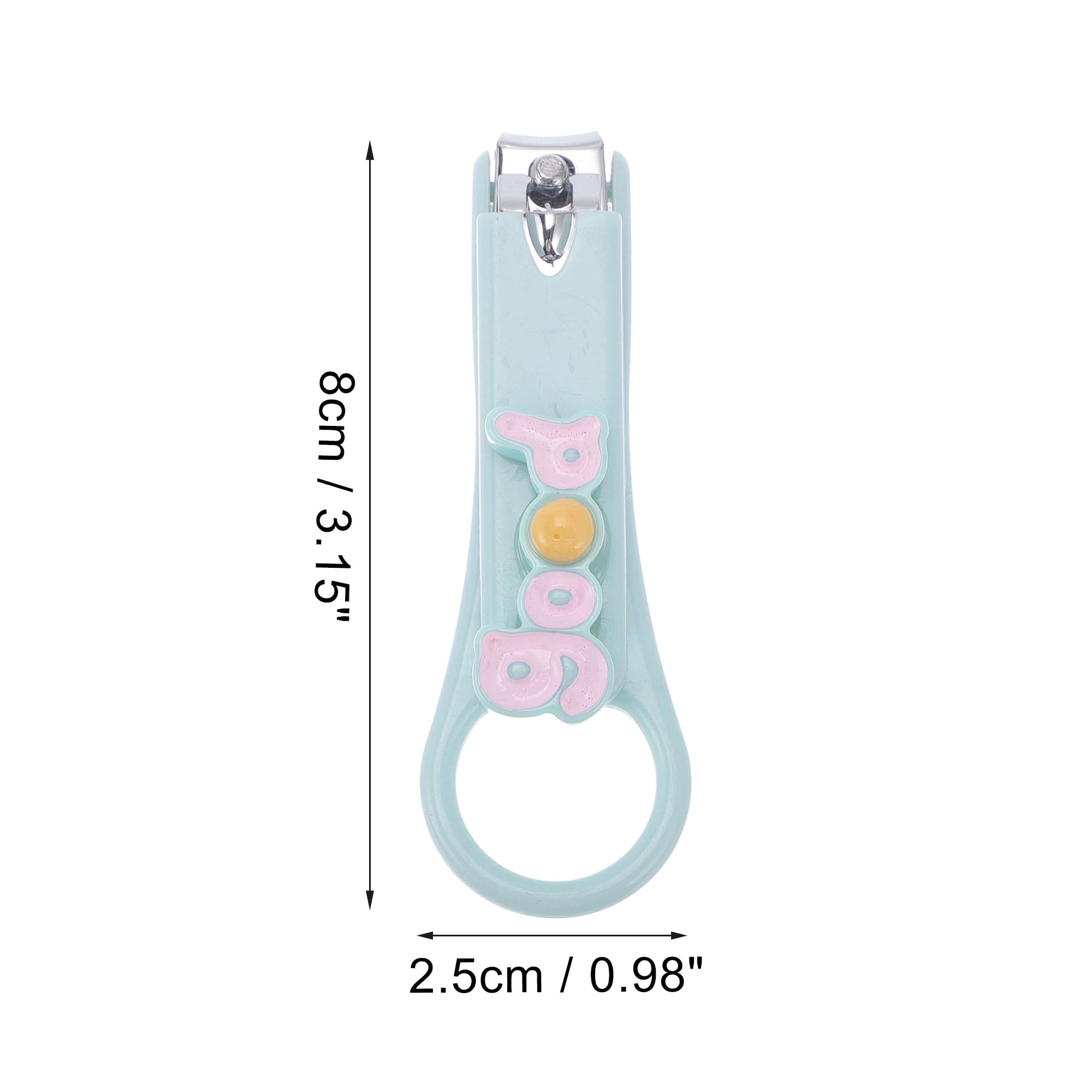 Unique Bargains Cartoon Pattern Nail Clippers 3.15"x0.98" 1 Pc Blue