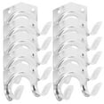 thumbnail image 6 of Hemoton 10pcs Tool Hanger Hooks Wall-Mounted Hook Set for Garage Tool Storage Organization Heavy Duty Hooks for Hanging Ladders Tools Ropes, 6 of 8