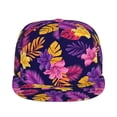thumbnail image 2 of Easygdp Purple Flower Baseball Cap with Adjustable Flat Suitable for Head Circumference 22.4-23.6 in, 2 of 9