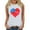 White, variant on TDYHUAO Women’s 4th of July Tank Tops Cute Patriotic American Flag Heart Graphic Tees Shirts Sleeveless July Fourth Outfits