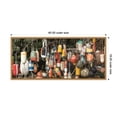 thumbnail image 5 of Kate and Laurel Framed Canvas Wall Art Print Buoys by Emiko and Mark Franzen F2 Images, 40 x 18 Sylvie Natural Frame, Coastal, Beach Art for Wall Decor, 5 of 8