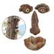 thumbnail image 5 of Old Hugger Garden Peeker Yard Escultura de cara de Sunnimix Alimentador de pájaros de árbol, 5 of 8