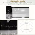thumbnail image 4 of Lampshades 2 Pack Basketball Court Black White Stadium Lights Empty Seats Wooden Floor 13"x13"x10" Light Shade for Table Lamps Floor Lamps Drum Lamp Shades Lampshade Replacement Easy Assembly, 4 of 8