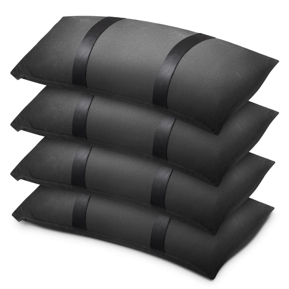 200 lbs Fillable Sandbags for Umbrella Base, 4 Packs Heavy Duty Outdoor Weight Bags for Patio Umbrella Stand, Garden Furniture & Trampoline