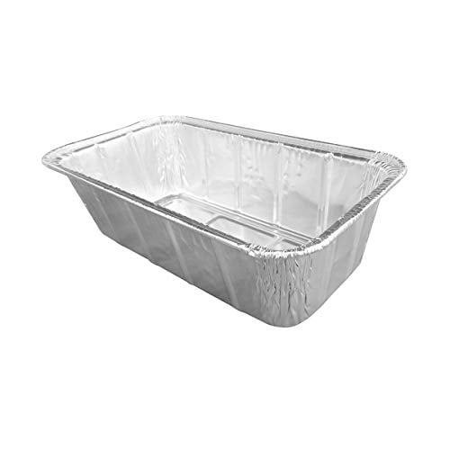 KitchenDance Disposable Aluminum Loaf Pans (50, 1.5 Pound
