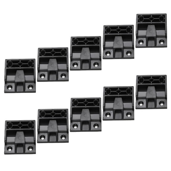 TIERPOP 10Pcs Press Fit Panel Clip Quickly Fitting Furniture Panel Board Connector Push in Plinth Fasteners Fittings