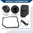 thumbnail image 4 of Unique Bargains J39A Kit de Filtro de Transmisión Automática Set No.FNC121500A para Mazda CX-7 Negro, 4 of 7