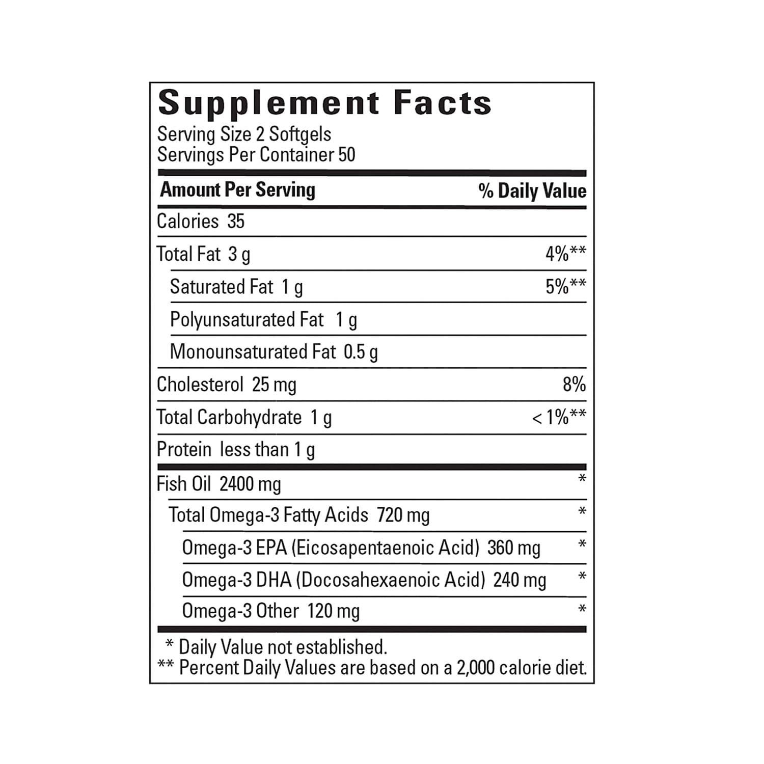 Nature Made Fish Oil Softgels, 1200 Mg, 100 Ct, 3 Pack
