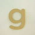 thumbnail image 3 of Package of 1, 10 Inch X 1/2" Thickness MDF Letter g in The Gotham Rounded Font, Thick, Lower Case for Art & Craft Project, Made in USA, 3 of 4