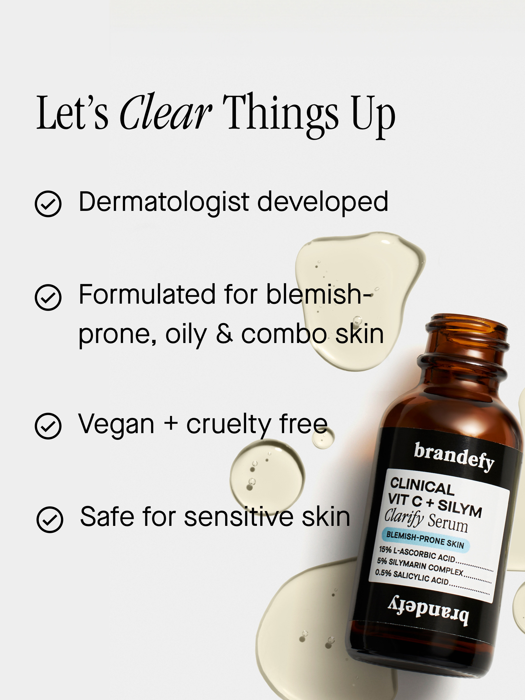 Clinical Vit C + Silym Clarify Serum