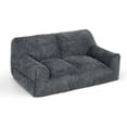 thumbnail image 7 of PamapicLife Plush Fluffy Foam Filled Bean Bag Chair, Gray, 7 of 7