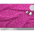 thumbnail image 3 of Soimoi Pink Japan Crepe Satin Fabric Notes Musical Instrument Print Fabric by the Yard 42 Inch Wide, 3 of 3