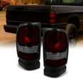 thumbnail image 5 of AKKON - For Dodge Ram 1500/2500/3500 Pickup Truck Red Smoked Tail Lights Brake Lamps Replacement Left + Right, 5 of 5