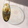 thumbnail image 4 of Mountain Range Suncatcher Stained Glass, Mountain Range Stained Glass Window Hanging Mountain Range Sun Catchers Indoor Window Decor, Stained Glass Ornament 2025, Holiday, 4 of 6