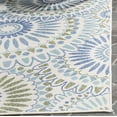 thumbnail image 4 of SAFAVIEH Veranda Petra Geometric Indoor/Outdoor Area Rug, Cream/Green, 8' x 8' Square, 4 of 7