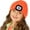 Bright Orange, variant on Unisex LED Beanies with Light for Kids, USB Rechargeable LED Knitted Caps Winter Warm Knitted Flashlight Hats for Hiking, Biking, Camping at Night, Outdoor Sports (Fluorescent Yellow)