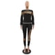 thumbnail image 3 of Conjunto de dos piezas de camuflaje de leopardo 2024, traje deportivo para mujer, sudadera de manga larga y pantalones deportivos, chándal informal para correr para mujer, 3 of 5
