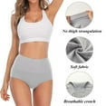 thumbnail image 3 of Hbhpov Women High Waist Briefs Strechy Cotton Underwear, 6 Pack, Size S-3XL, 3 of 6
