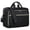 Black, variant on Laptop Bag 17.3 Inch Laptop Briefcase for Women Men Waterproof Shoulder Messenger Bag Large Computer Bag for Business Office Work College,Black