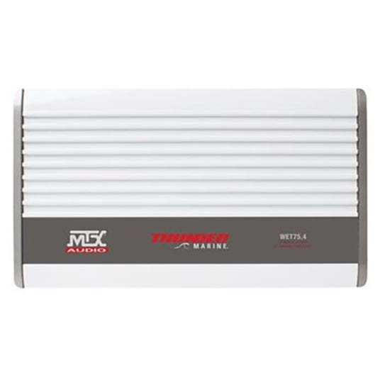 MTX WET WET75.4 Marine Amplifier, 400 W RMS, 4 Channel, Class AB