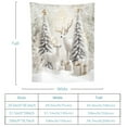 thumbnail image 3 of Cozy  Throw Blanket - Super Soft Fleece with Festive Reindeer & Tree Design, Perfect for Couch or Bed, Machine Washable, All-Season Comfort,  Decor, 3 of 7