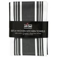 thumbnail image 2 of All-Clad Woven Bistro Kitchen Towels, 4-Pack, Black, 2 of 6