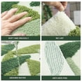 thumbnail image 2 of Nuevo producto, alfombrilla de baño antideslizante, alfombrilla de baño de hojas verdes, súper suave y absorbente de agua, 2 of 5