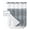 Blue, variant on No Hook Shower Curtain with Snap in Liner, Christmas Winter Snowflake Gray Background Hotel Shower Curtains for Bathroom, Washable Shower Curtain Liner Set with Mesh Top Window, 48"x72"