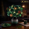 thumbnail image 4 of Set de Construcción PLAXSOON Ramo de Rosas Verdes 523 Piezas con Luces, 4 of 9