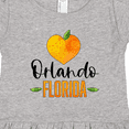 thumbnail image 4 of Inktastic Orlando Florida Orange in Heart Girls Toddler Dress, 4 of 5
