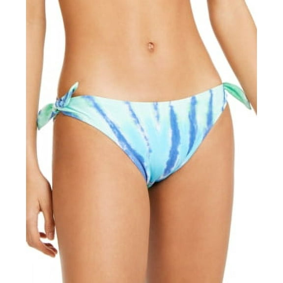 Tommy Hilfiger GREEN TIE DYE Standard Detailed Bikini Swim Bottom, US X-Small