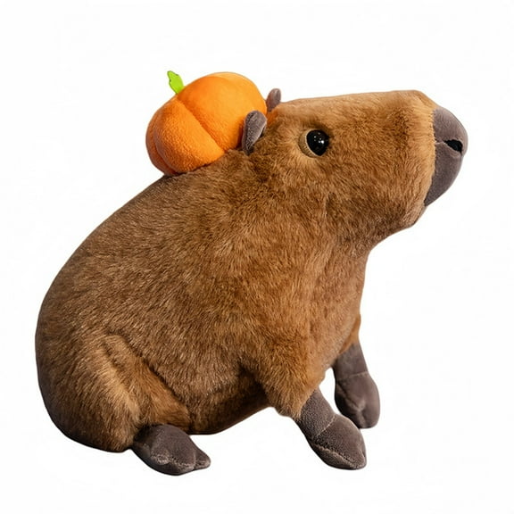 Weighted Capybara Plush-12'' Kawaii Capybara Stuffed Animal for Anxiety, Cute Plushies Soft Pillow