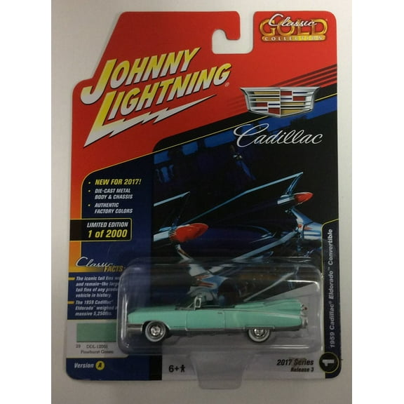 Johnny Lightning 1959 Cadillac Eldorado Convertible Diecast Car