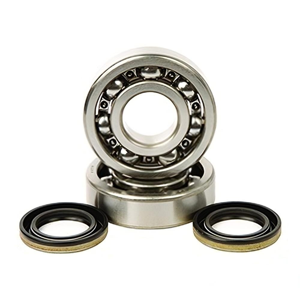 OEM Grade Crankshaft Main Bearing and Oil Seal Kit Compatible with 1989-2006 Kawasaki KDX200 1997-2005 KDX220 198cc 216cc 2-Stroke KIPS Enduro 601B6204 601B6205 92049-1365 92050033