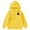 1#Yellow, variant on Kiijoy Toddler Girls Hoodie Cat Graphic Cozy Soft Hooded Sweatshirt Long Sleeve Pullover