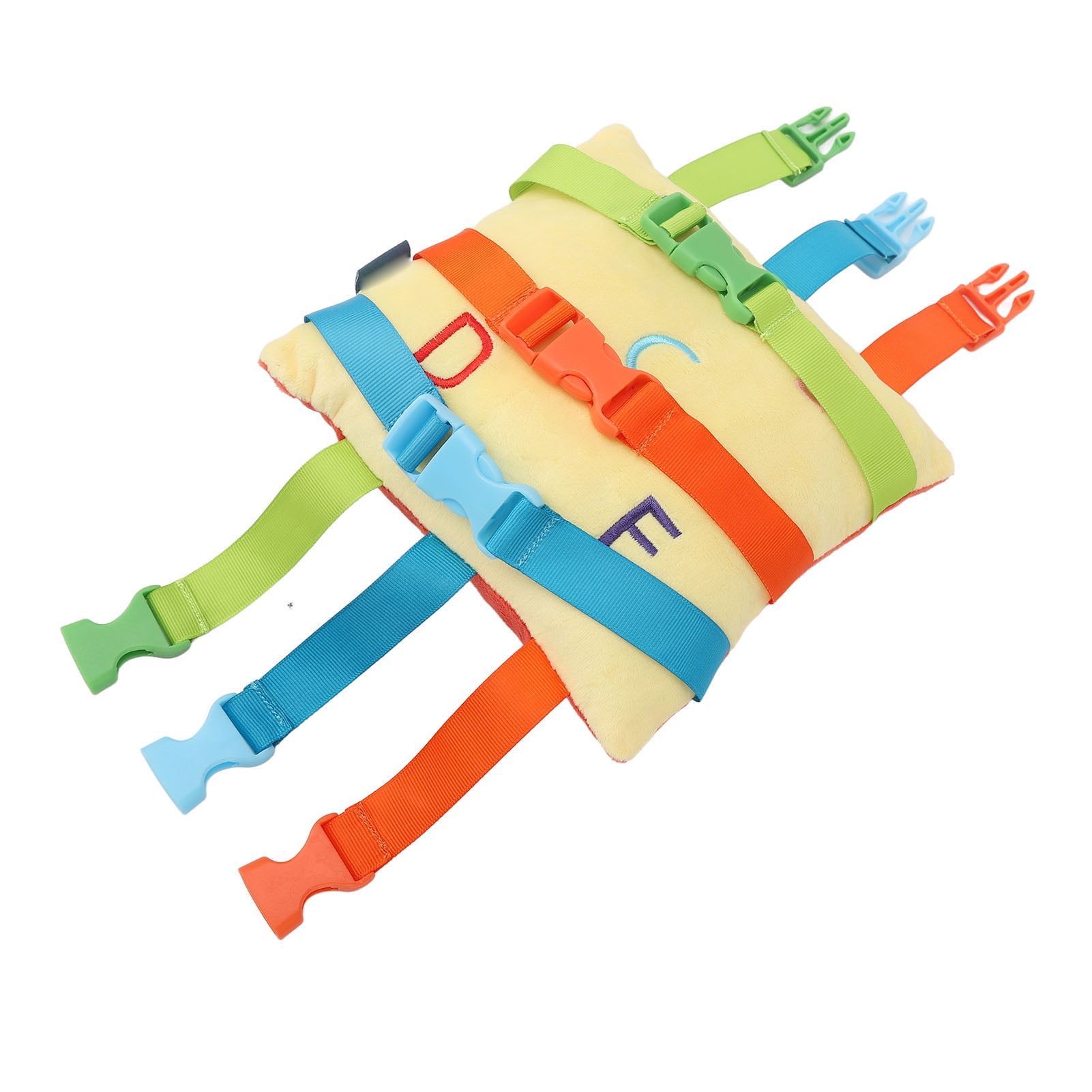 Dementia Sensory Pillow, Coordination Comforting Buckle Release Sensory Pillow Soft Plush For