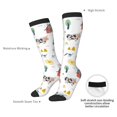thumbnail image 4 of Balery Farm Animals Calcetines novedosos Calcetines deportivos Calcetines hasta la rodilla Calcetines de algodón Calcetines originales y geniales, 4 of 6