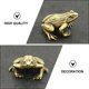 thumbnail image 2 of 1 pieza de estatuilla decorativa de ranas delicadas, adornos de pisapapeles para el hogar únicos, 2 of 6