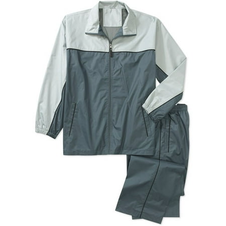 Big Men's Pieced Wind Jacket and Pant Set