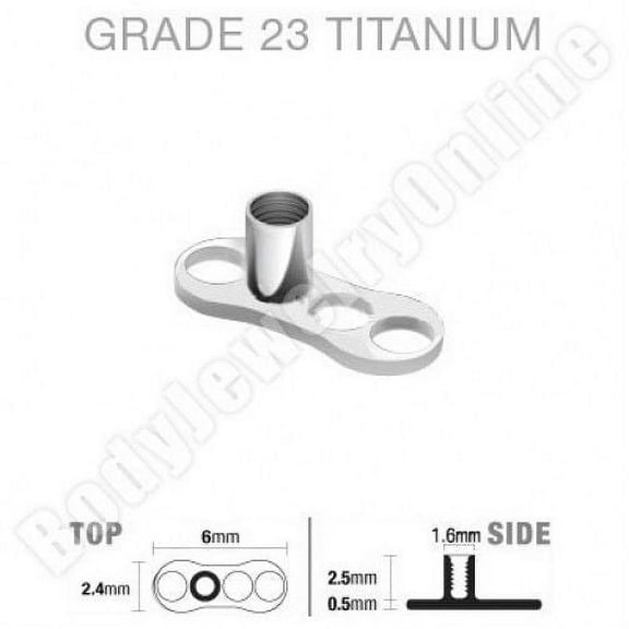 Titanium Dermal Anchor Base