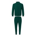 thumbnail image 4 of RUTAYY Men's Outfits Casual Everyday Wear Long Sleeve Solid Color Spring Turndown Collar Cardigan and Pants Classic Chic Sets, 4 of 9