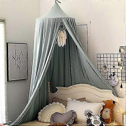 Baby Canopy Chiffon Baby Canopy Crib Play Tent Nursery Canopy Height: 240cm Hem Length: 260cm-XinHan