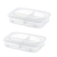 thumbnail image 4 of MasteelfCA 2Pcs Household Freezer Bins Transparent Refrigerator Bins Multi-function Fridge Containers, 4 of 8