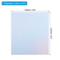 thumbnail image 2 of Unique Bargains A5 Holographic Cardstock, 10 Pack Metallic Iridescent Mirror Paper Sticker Foil Board, Style 7, 2 of 6