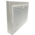 thumbnail image 4 of Vintage White Steel Baseboard Registers - 15" X 12" Outside Dimensions, 4 of 5