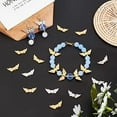 thumbnail image 3 of 200 Pcs Wing Charm Beads 2 Color Angel Charm Pendants Angel Fairy Spacer Beads for Jewelry Making DIY, 3 of 7