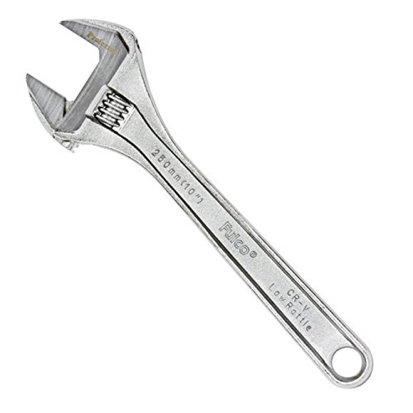 Proferred T05054 Standard Adjustable Wrench, Chrome Finish, 10"