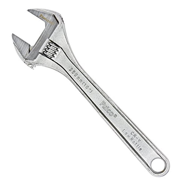 Proferred T05054 Standard Adjustable Wrench, Chrome Finish, 10"